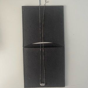 Kendra Scott Lisa White Gold Diamond Necklace